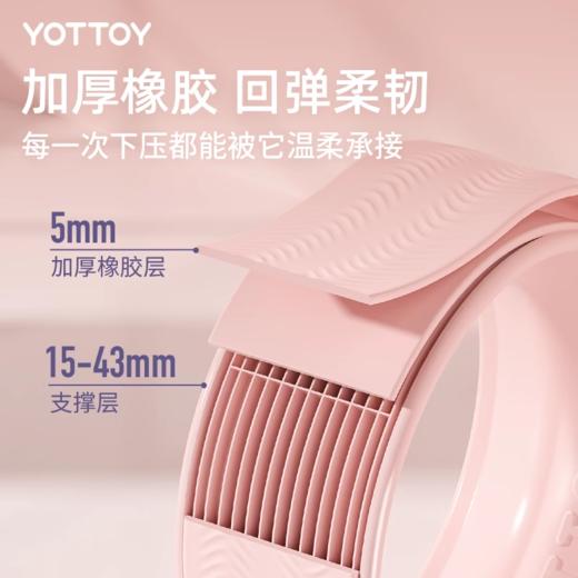 瑜伽轮【YOTTOY】瑜伽轮专业瑜伽轮瘦肩薄背神器开背初学者加宽厚后弯家用普拉提圈 商品图3