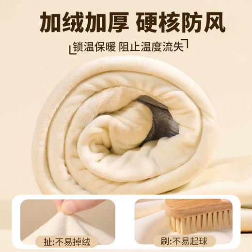 迪士尼女童加绒裤子一体绒外穿2024新款女大童运动裤冬季加厚卫裤 商品图7