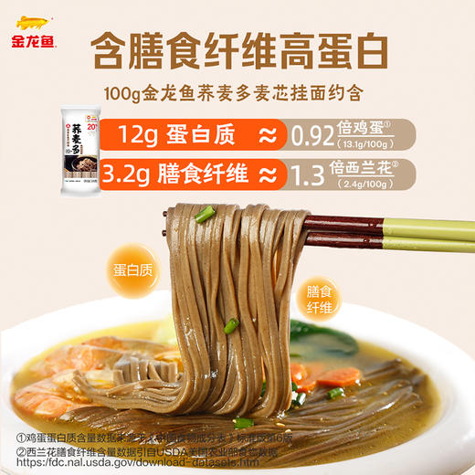 金龙鱼荞麦多麦芯挂面500G 商品图4