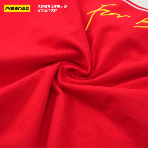 【蓉城官方正品】品胜X成都蓉城球队助威球衣红色圆领运动 商品图3