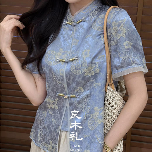 【预售7天】良木礼真丝上衣（2624） 商品图2