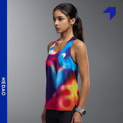 内道折射风洞背心女款跑步透气排汗速干运动马拉松训练风洞背心 商品图3