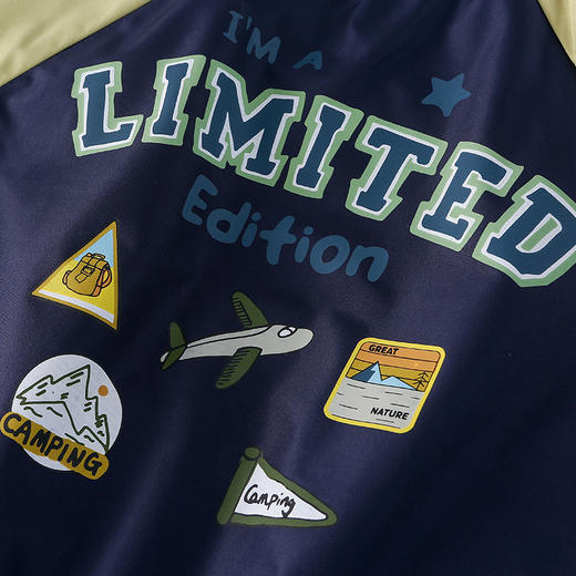 【挡风防水】花堂25年秋款山系户外挡风防水不脏衣棒球服童装外套——FA52004 商品图11