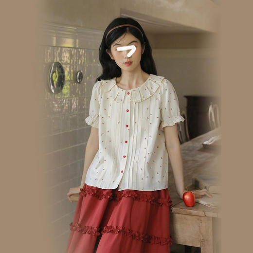 裁缝学苑AQ501钢琴褶设计感工字褶领衬衫纸样女复古棉麻上衣 商品图2