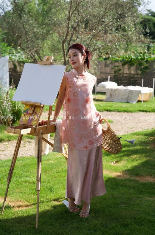 【门店同款】ENJOY夏季云敛-“乐染东方”沁粉花海上衣 163497470 商品图6