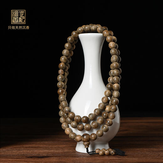 天然加里曼丹沉香佛珠 8.8mm*108颗 25克 SP8085 商品图0