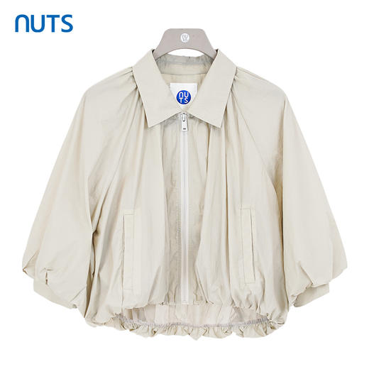 NUTS商场同款夏季时尚简约设计感宽松百搭短外套422041107 商品图0