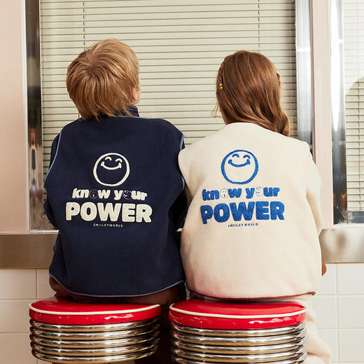 SMILEY WORLD秋冬儿童马甲男女童外套摇粒绒外穿棉马甲S23335J101 商品图2