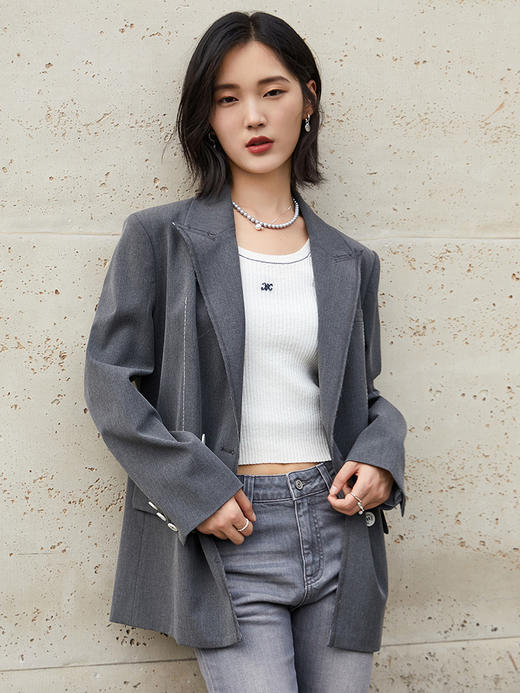 早秋叠穿神器！修身纯色内搭背心，搭针织开衫超绝 商品图1