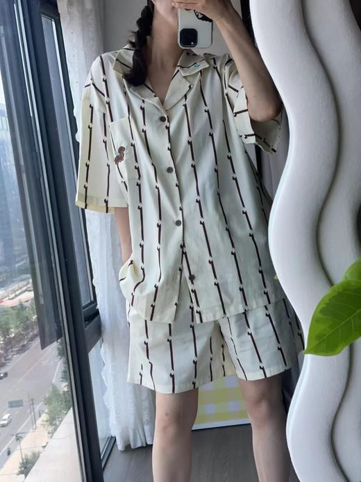 ‼官w同步在售💰400+‼ 【野兽派t*bh同款天丝棉家居服】春夏挚爱的舒适体感‼  ✔50%+莱赛尔天丝面料+50%的混纺体感，真丝完美平替，吸湿透气，触感爽滑，自带凉感0 商品图1