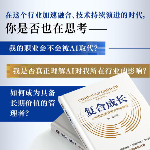 复合成长：AI时代*管理者的*课 高管复合能力体系实战案例*经验决策战略人脉管理者转型企业经管书籍 商品图1