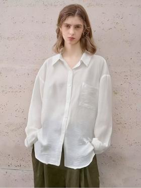 【新品推荐】瑟俪品牌-094B宽松薄款衬衫防晒外套-喜出
