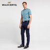 布兰施春季男士短款POLO衫商务休闲翻领上衣透气排汗吸湿桑蚕丝 商品缩略图3