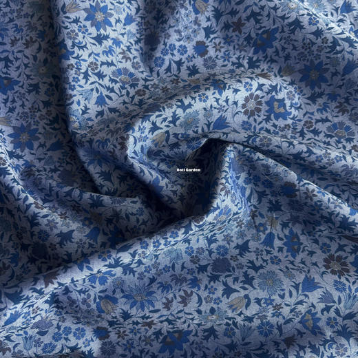 LC921A  Liberty 利伯缇  靛蓝牛津纺 特殊布底 邮费到付 298/米 Liberty 商品图1