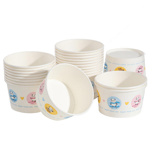 【批发】美丽雅欢享纸碗560ML(20个加赠5个) 商品图1