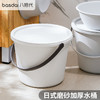 八拾代 学生宿舍必备洗脸盘多功能日式磨砂加厚塑料二合一带盖水桶+盆 商品缩略图2