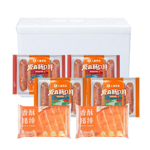 爱森套餐7（爱森黑胡椒味烤肠300g*2+爱森原味烤肠300g*2+爱森香酥猪排20g*2） 商品图0