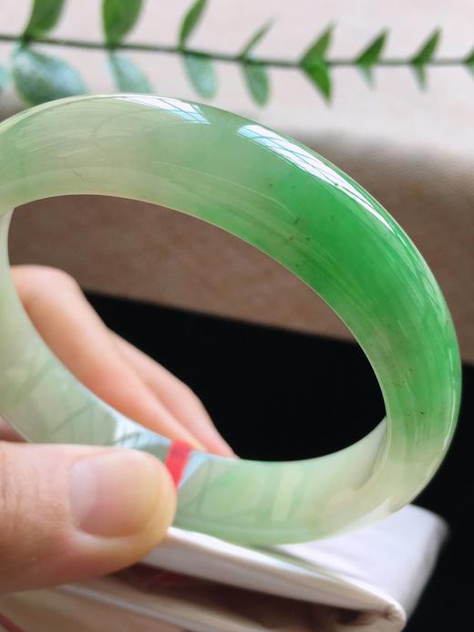 55-56圈口正圈翡翠手镯 商品图5