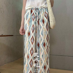 【预售7天】良木礼亚麻阔腿裤（3522）