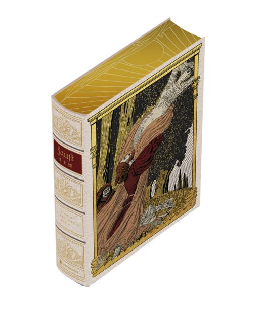 【俱乐部限定款】【真皮定制】《浮士德》米白色牛皮款+三面鎏金雕刻书口+内文无酸纸 商品图4