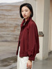 复古酒红短外套！立领宽松 2025 新款 休闲百搭夹克上衣 商品缩略图0