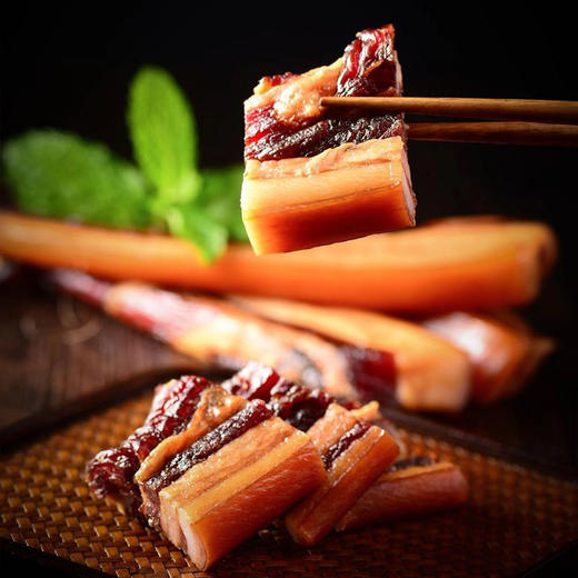 【中国农垦】海垦福猪 黑猪腊肉小礼盒 450g 商品图2