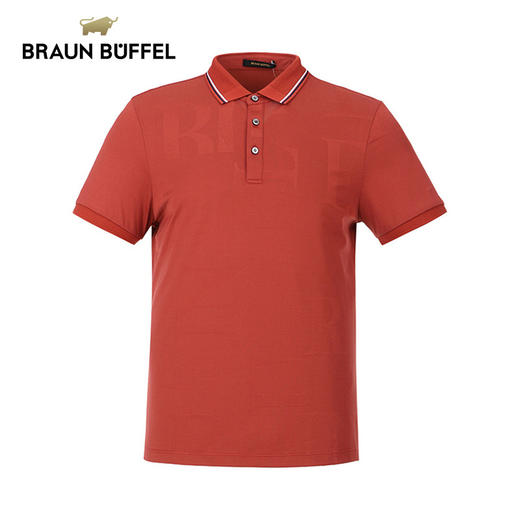 布兰施春季男士中年polo衫短袖翻领休闲纯色商务t恤桑蚕丝透气 商品图4