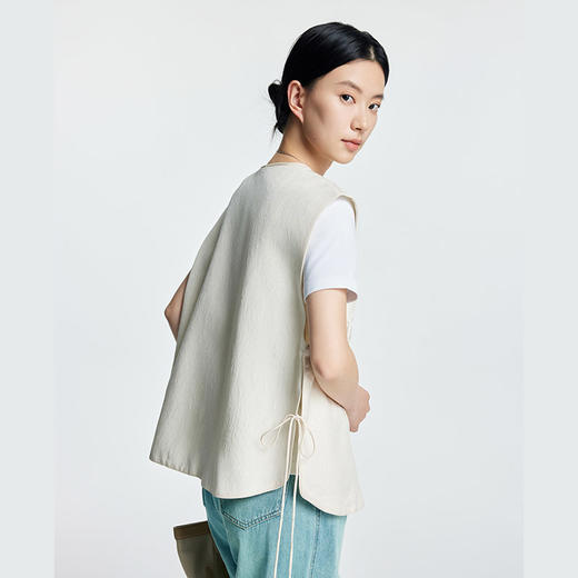凯喜雅 中式圆领马甲 商品图1