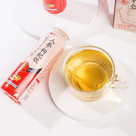 【下单赠长白山人参！】哈曼丁人参枸杞饮植物饮料 300mL*6瓶/箱 商品图2