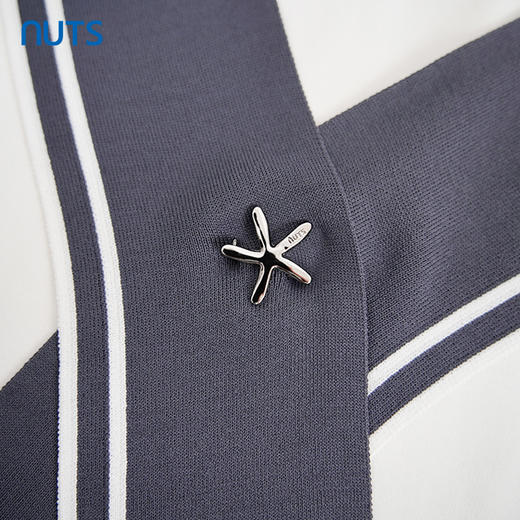 NUTS商场同款夏季简约气质海军领T恤短袖连衣裙429101351 商品图3