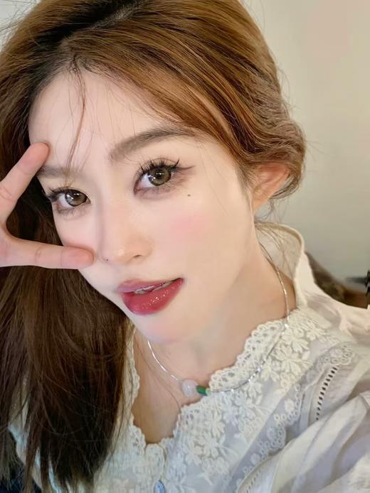 【日抛中直径】PUFF GIRL-圣诞布丁 棕-14.2mm【日抛0-800度 不含525/575】 商品图3