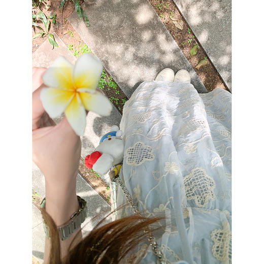 <曾小咸推荐>现货秒杀！微信超特价！法式气质V领蕾丝镂空连衣裙 长款 日常269.99  立减140 秒杀129.99！ 短款 日常229.99 立减100 秒杀129.99！ 商品图5