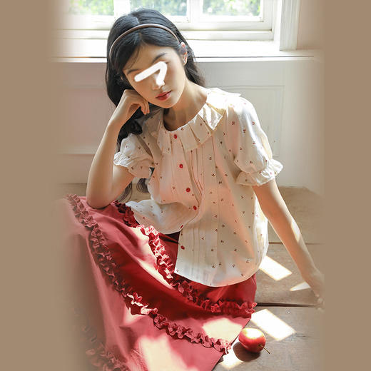 裁缝学苑AQ501钢琴褶设计感工字褶领衬衫纸样女复古棉麻上衣 商品图1