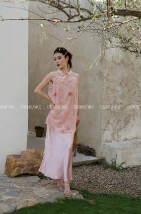 【门店同款】ENJOY夏季云敛-“乐染东方”沁粉花海上衣 163497470