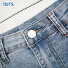 NUTS商场同款夏季蓝色高腰显瘦气质百搭水洗牛仔长裤321113221 商品缩略图2