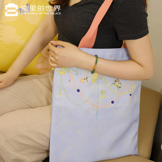 【宫里帆布袋】百福彩蝶帆布袋 商品图11