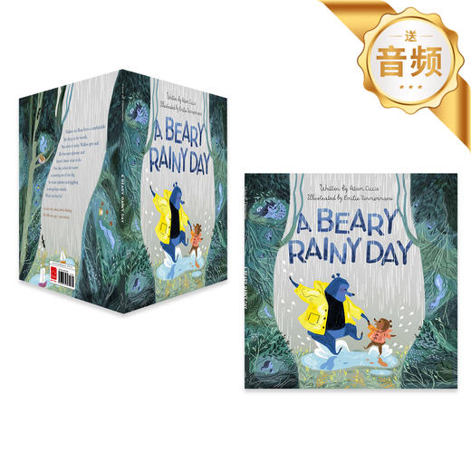 A Beary Rainy Day 适合5岁+生活技能一个关于积极思考的甜蜜故事 商品图0