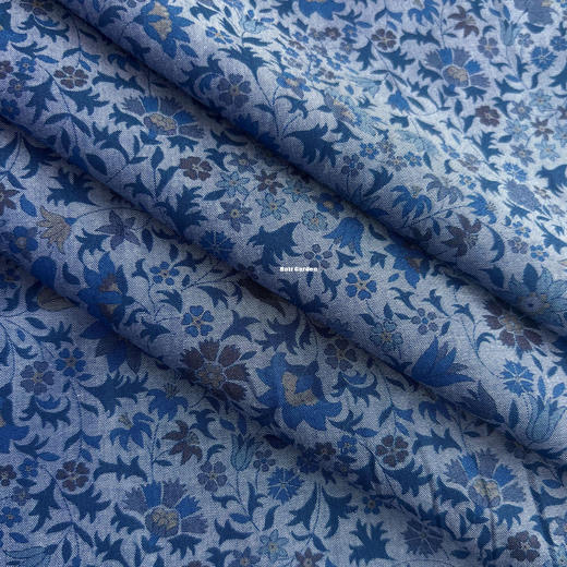 LC921A  Liberty 利伯缇  靛蓝牛津纺 特殊布底 邮费到付 298/米 Liberty 商品图3
