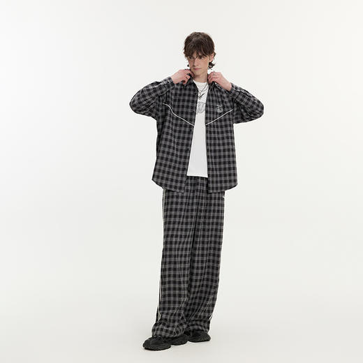 YKYB黄子韬套装学院风MIU系情侣青春运动时尚运动休闲出街上衣裤子Y53NCS066 商品图5