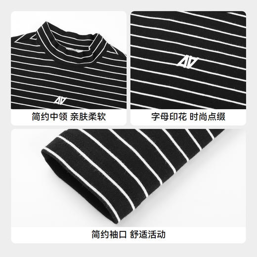 男女童中领长袖针织衫秋季新款安奈儿童装EM531597 商品图4