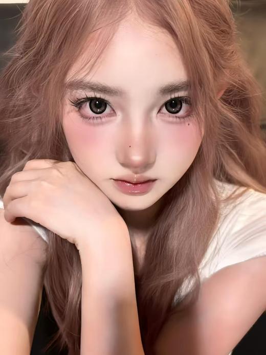 【日抛中直径】PUFF GIRL-胡椒怪豆 灰-14.2mm【日抛0-800度 不含525/575】 商品图4