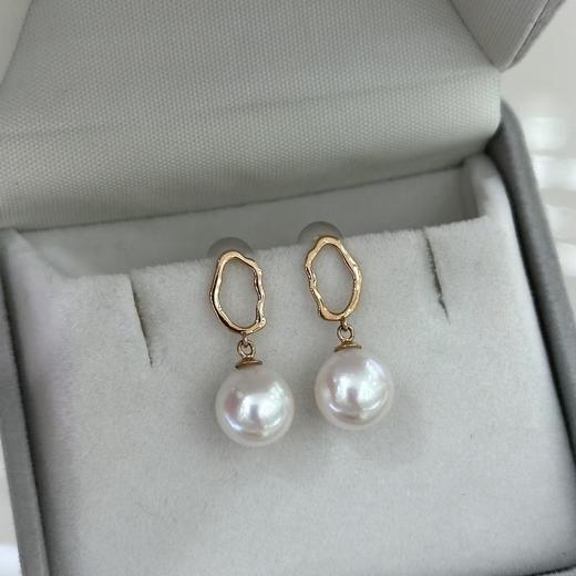8.5mm-9mmakoya珍珠耳坠 商品图0