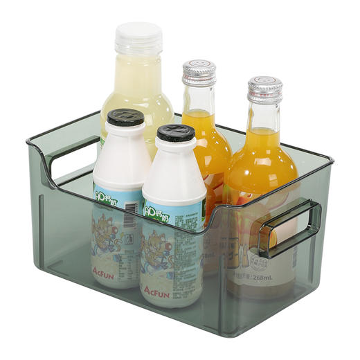 【批发】美丽雅晶透收纳筐浴室桌面化妆品零食办公收纳盒颜色随机 1个 商品图2