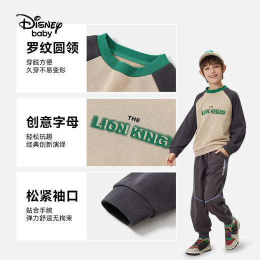 【110-160】【迪士尼】男童春秋款插肩袖卫衣 商品图6
