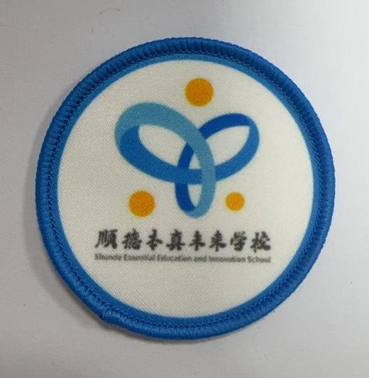 通版佛山市顺德本真未来学校包边校徽布标姓名贴章可缝烫现货发51 商品图0