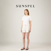 【亚麻系列】SUNSPEL 女士春夏白色亚麻短裤时尚度假休闲短裤 商品缩略图1