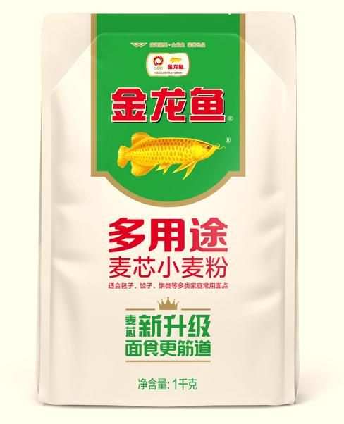 金龙鱼（亚麻籽礼盒 750ML*2+金龙鱼御品长粒香米5KG*1+金龙鱼多用途麦芯小麦粉1KG*1）套餐 商品图3