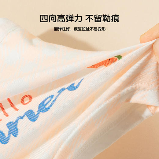 贝贝怡2025夏季新款女童棉弹不卡PP平角内裤（4件装）ZB5EP018 商品图8