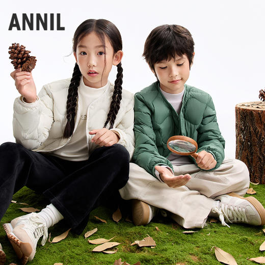 【校服内胆神器】男女童短款羽绒服冬季新款安奈儿童装EM545647 商品图1