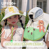 【一体设计披肩，全面防护！】夏季儿童防晒帽 新款大帽檐披肩护脖帽 可爱宝宝透气 防紫外线遮阳帽-QA 商品缩略图2